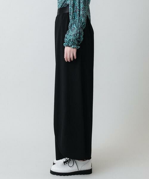 HIROKO KOSHINO / ヒロココシノ その他パンツ | オーバーラップデザインロングパンツ /日本製/洗える | 詳細1