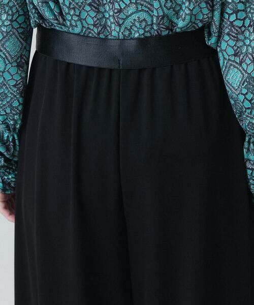 HIROKO KOSHINO / ヒロココシノ その他パンツ | オーバーラップデザインロングパンツ /日本製/洗える | 詳細3