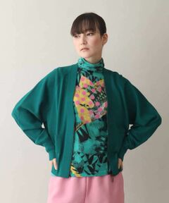 二点専用です。 青　ジャケット　コシノヒロコ　カーディガン デザインカラーニットジャケット(カーディガン) | HIROKO