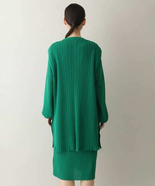 HIROKO KOSHINO / ヒロココシノ ベスト | ニットプリーツロングジレ | 詳細8