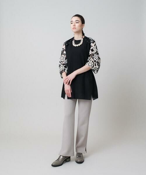 HIROKO KOSHINO / ヒロココシノ ベスト | バルキーレースボレロ /日本製 | 詳細10