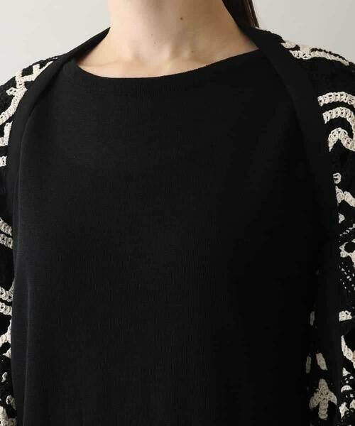 HIROKO KOSHINO / ヒロココシノ ベスト | バルキーレースボレロ /日本製 | 詳細3