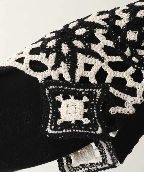 HIROKO KOSHINO / ヒロココシノ ベスト | バルキーレースボレロ /日本製 | 詳細7