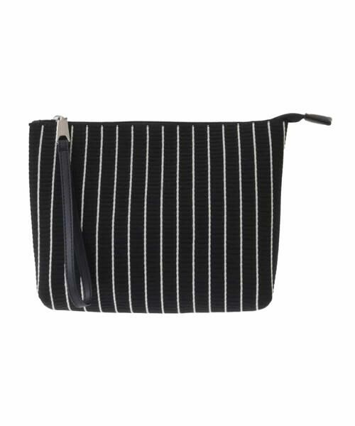 HIROKO KOSHINO / ヒロココシノ トートバッグ | 【ポーチ付き】チェックジャカードニットバッグ | 詳細10