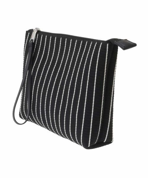 HIROKO KOSHINO / ヒロココシノ トートバッグ | 【ポーチ付き】チェックジャカードニットバッグ | 詳細11