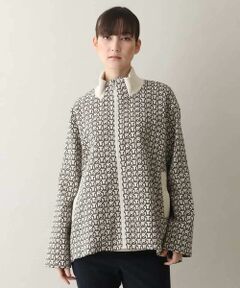 HIROKO KOSHINO / ヒロココシノ その他アウター | TRロゴ風通ジャカードブルゾン /洗える