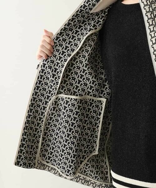 HIROKO KOSHINO / ヒロココシノ その他アウター | TRロゴ風通ジャカードブルゾン /洗える | 詳細10