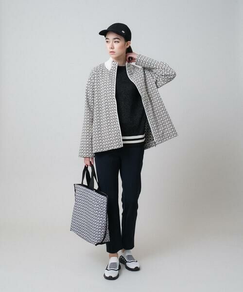 HIROKO KOSHINO / ヒロココシノ その他アウター | TRロゴ風通ジャカードブルゾン /洗える | 詳細11
