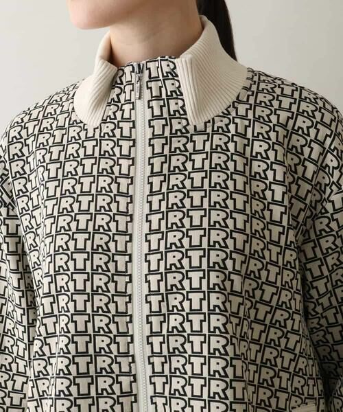 HIROKO KOSHINO / ヒロココシノ その他アウター | TRロゴ風通ジャカードブルゾン /洗える | 詳細4