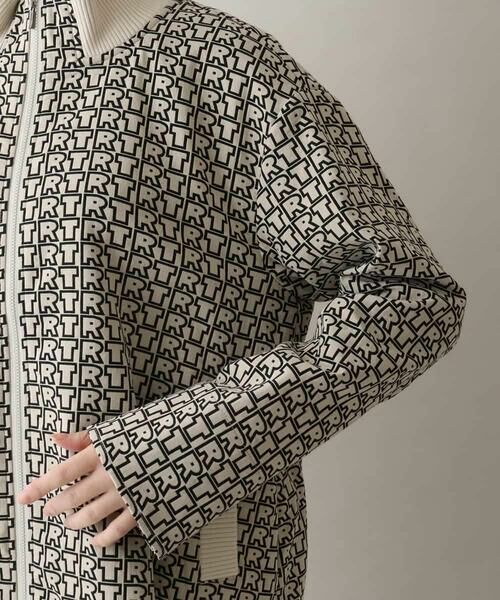 HIROKO KOSHINO / ヒロココシノ その他アウター | TRロゴ風通ジャカードブルゾン /洗える | 詳細6