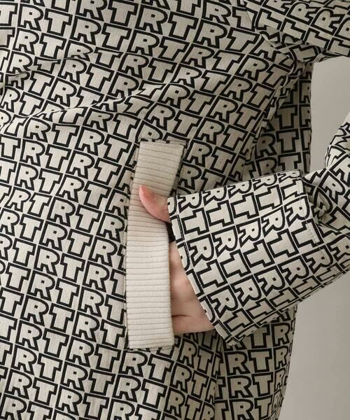 HIROKO KOSHINO / ヒロココシノ その他アウター | TRロゴ風通ジャカードブルゾン /洗える | 詳細7