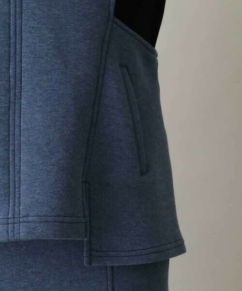 HIROKO KOSHINO / ヒロココシノ ベスト | デニム風ダンボールニットベスト/洗える | 詳細7