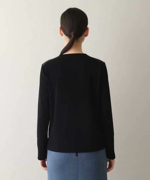 HIROKO KOSHINO / ヒロココシノ ニット・セーター | マットストレッチリブニットプルオーバー/日本製/洗える | 詳細2