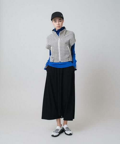 HIROKO KOSHINO / ヒロココシノ その他パンツ | 【２WAY】マットストレッチリブパンツ/日本製/洗える | 詳細10