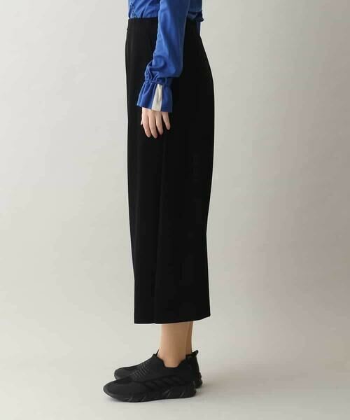 HIROKO KOSHINO / ヒロココシノ その他パンツ | 【２WAY】マットストレッチリブパンツ/日本製/洗える | 詳細2