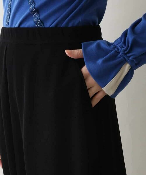 HIROKO KOSHINO / ヒロココシノ その他パンツ | 【２WAY】マットストレッチリブパンツ/日本製/洗える | 詳細6