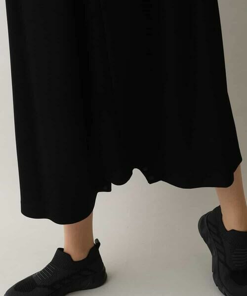 HIROKO KOSHINO / ヒロココシノ その他パンツ | 【２WAY】マットストレッチリブパンツ/日本製/洗える | 詳細7