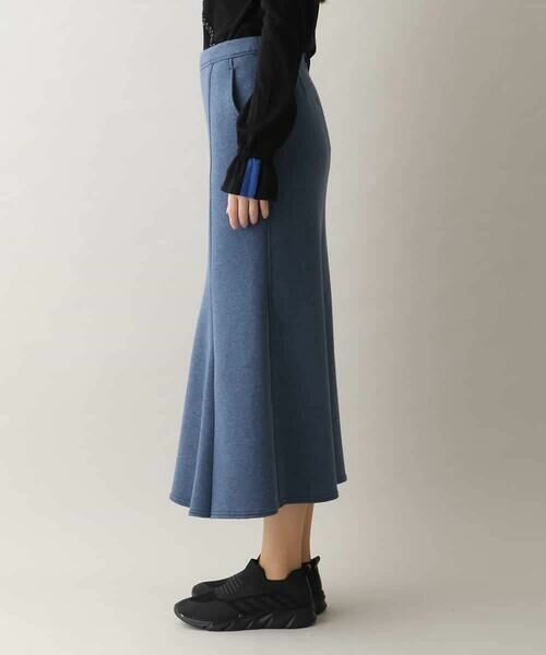 HIROKO KOSHINO / ヒロココシノ ロング・マキシ丈スカート | デニム風ダンボールニットスカート/洗える | 詳細1