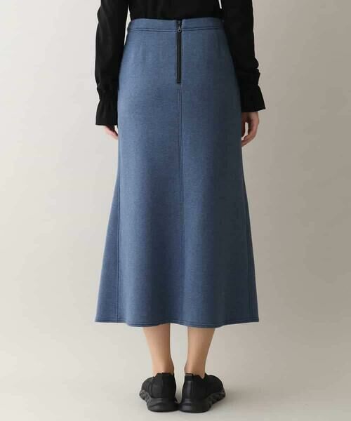 HIROKO KOSHINO / ヒロココシノ ロング・マキシ丈スカート | デニム風ダンボールニットスカート/洗える | 詳細2