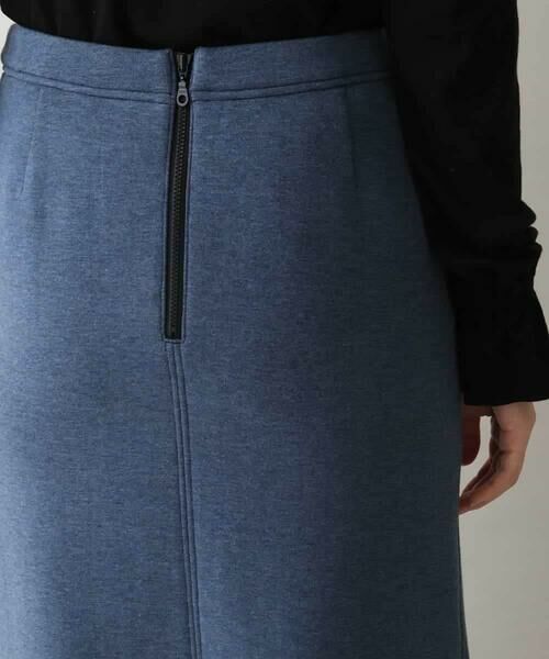 HIROKO KOSHINO / ヒロココシノ ロング・マキシ丈スカート | デニム風ダンボールニットスカート/洗える | 詳細4