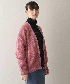 美品 TRUNK HIROKO KOSHINO トランク ヒロココシノ ブロックチェック  ガウンニットカーディガン 40 ホワイト ピンク レディース 古着 中古 美品 TRUNK HIROKO KOSHINO トランク ヒロココシノ ブロック