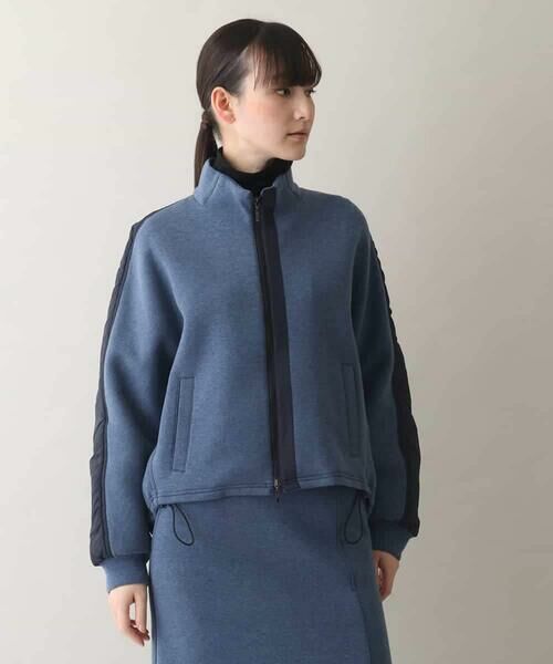 HIROKO KOSHINO / ヒロココシノ その他アウター | デニム風ダンボールニットブルゾン/洗える | 詳細1
