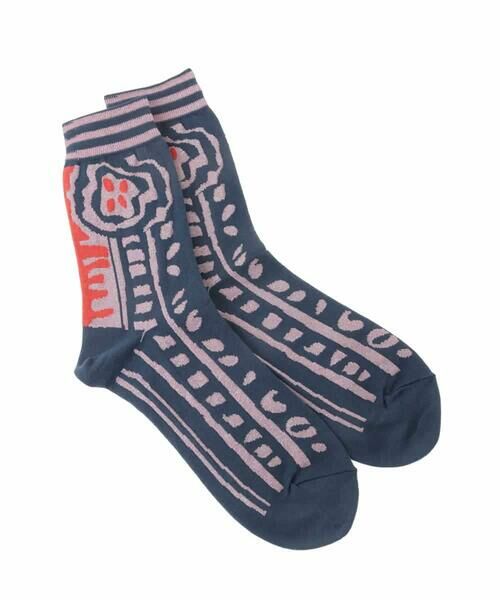 HIROKO KOSHINO / ヒロココシノ その他小物 | ラメジャカードソックス/日本製/洗濯機で洗える | 詳細1