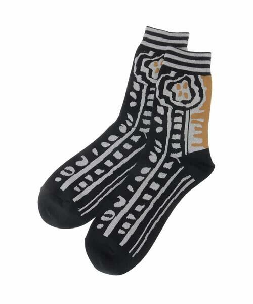 HIROKO KOSHINO / ヒロココシノ その他小物 | ラメジャカードソックス/日本製/洗濯機で洗える | 詳細4