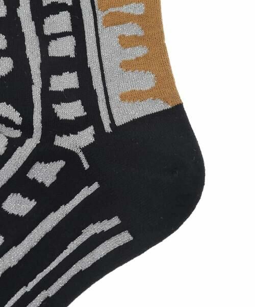 HIROKO KOSHINO / ヒロココシノ その他小物 | ラメジャカードソックス/日本製/洗濯機で洗える | 詳細6