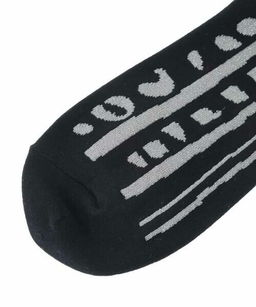 HIROKO KOSHINO / ヒロココシノ その他小物 | ラメジャカードソックス/日本製/洗濯機で洗える | 詳細7