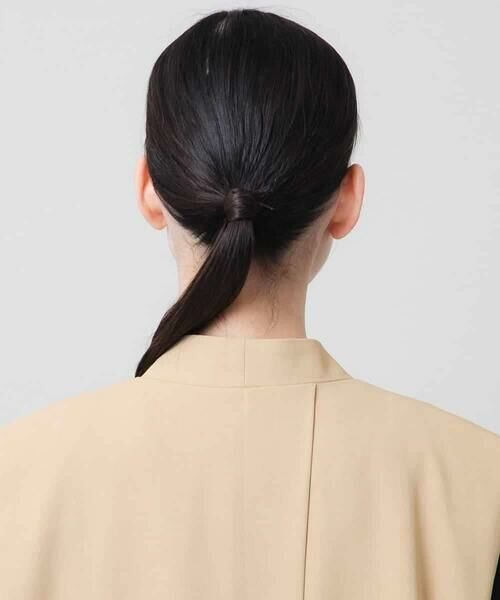 HIROKO KOSHINO / ヒロココシノ ベスト | バックベンツデザインジレ/日本製 | 詳細4