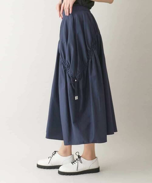 HIROKO KOSHINO / ヒロココシノ ロング・マキシ丈スカート | ドロストカーブラインスカート | 詳細1