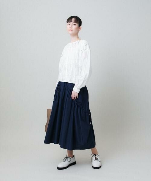 HIROKO KOSHINO / ヒロココシノ ロング・マキシ丈スカート | ドロストカーブラインスカート | 詳細11