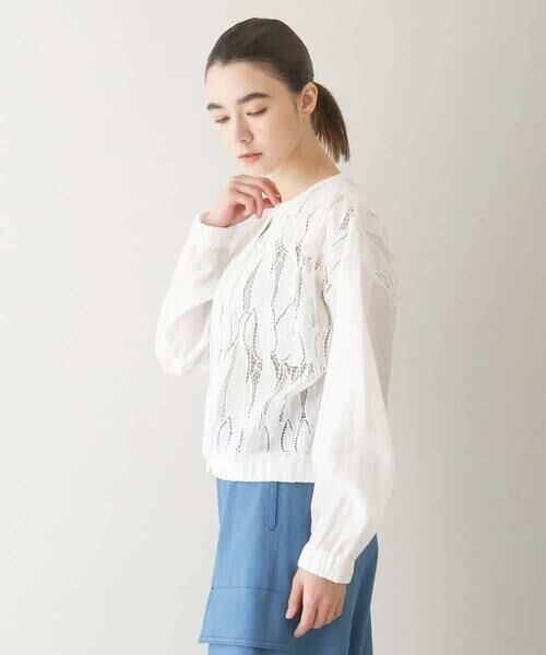 866y*美品 NOKO OHNO ノコオーノ レース リボン シアージャケット 866y*美品 NOKO OHNO ノコオーノ レース リボン シアージャケット