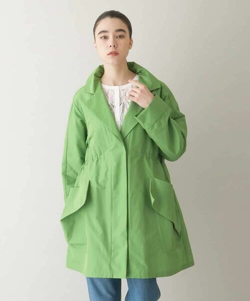 HIROKO KOSHINO / ヒロココシノ その他アウター | ミドル丈ドロストデザインコート | 詳細11