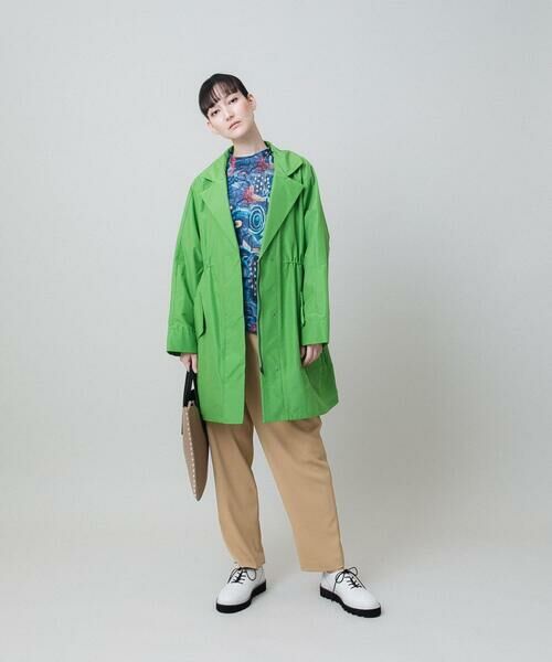 HIROKO KOSHINO / ヒロココシノ その他アウター | ミドル丈ドロストデザインコート | 詳細14