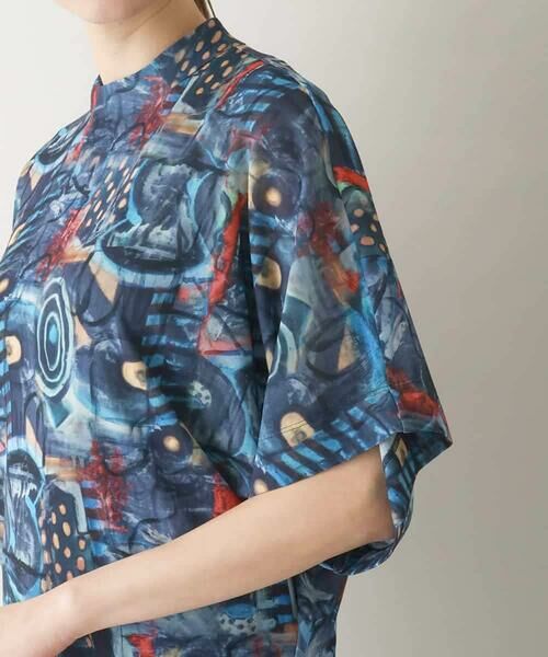 HIROKO KOSHINO / ヒロココシノ カットソー | グラフィカルチュールプルオーバー/日本製/洗える | 詳細5