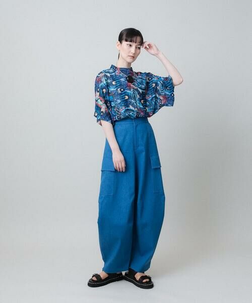 HIROKO KOSHINO / ヒロココシノ カットソー | グラフィカルチュールプルオーバー/日本製/洗える | 詳細9