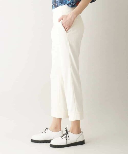 HIROKO KOSHINO / ヒロココシノ ショート・ハーフ・半端丈パンツ | ストレッチスリムパンツ/日本製 | 詳細1