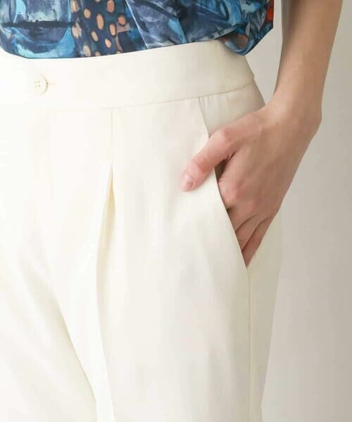 HIROKO KOSHINO / ヒロココシノ ショート・ハーフ・半端丈パンツ | ストレッチスリムパンツ/日本製 | 詳細5