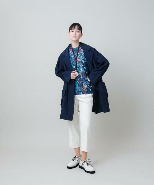 HIROKO KOSHINO / ヒロココシノ ショート・ハーフ・半端丈パンツ | ストレッチスリムパンツ/日本製 | 詳細8