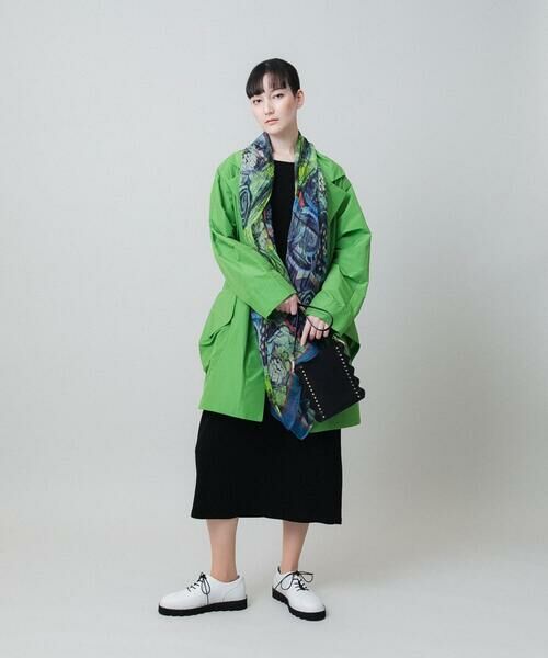 HIROKO KOSHINO / ヒロココシノ ロング・マキシ丈ワンピース | ドライポンチデザインワンピース/日本製/洗える | 詳細10