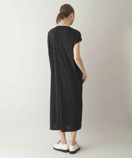 HIROKO KOSHINO / ヒロココシノ ロング・マキシ丈ワンピース | ドライポンチデザインワンピース/日本製/洗える | 詳細2
