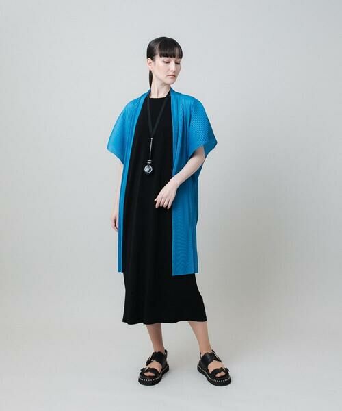 HIROKO KOSHINO / ヒロココシノ ロング・マキシ丈ワンピース | ドライポンチデザインワンピース/日本製/洗える | 詳細8