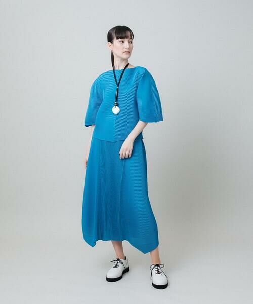 HIROKO KOSHINO / ヒロココシノ ロング・マキシ丈スカート | 立体プリーツデザインスカート/洗える | 詳細9