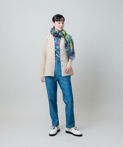 HIROKO KOSHINO / ヒロココシノ カーディガン・ボレロ | ガーター編みライトニットカーディガン /洗える | 詳細11