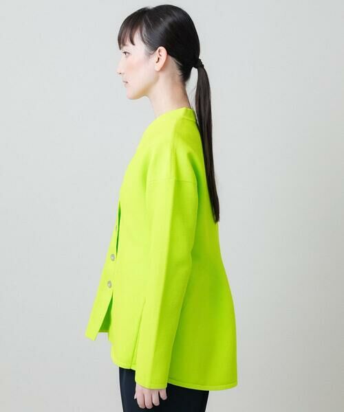 HIROKO KOSHINO / ヒロココシノ カーディガン・ボレロ | ガーター編みライトニットカーディガン /洗える | 詳細2