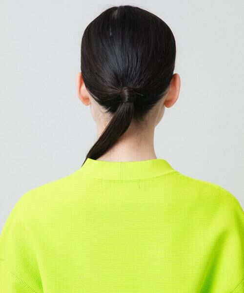 HIROKO KOSHINO / ヒロココシノ カーディガン・ボレロ | ガーター編みライトニットカーディガン /洗える | 詳細4