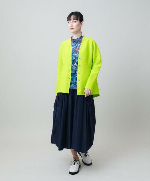 HIROKO KOSHINO / ヒロココシノ カーディガン・ボレロ | ガーター編みライトニットカーディガン /洗える | 詳細9