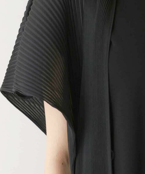 HIROKO KOSHINO / ヒロココシノ ベスト | 立体プリーツデザインジレ/洗える | 詳細8